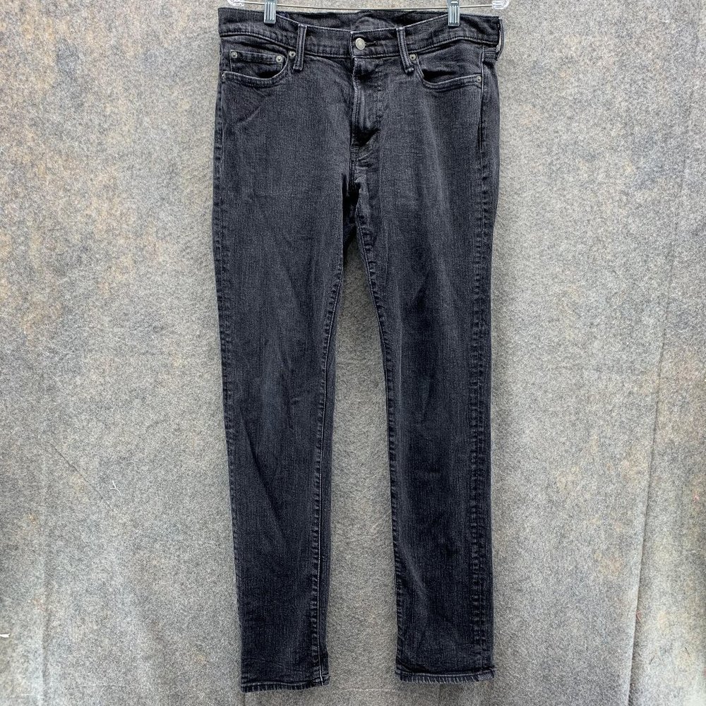 Abercrombie & Fitch Jeans Men 33x34 Adult Black Denim Jeans Pants Slim Fit